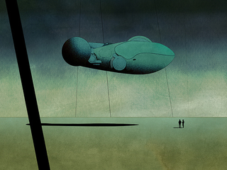 Illustration for article titled Lonely Astronauts Explore Silent Alien Landscapes